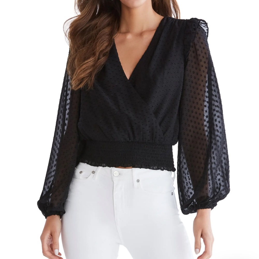 Ali & Jay Los Angeles Little Paradise Top Black Retails $98.00